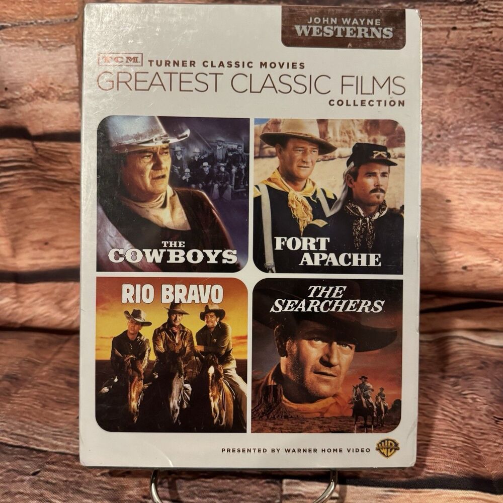 John Wayne Westerns TCM Greatest Classic Films Collection 4-Movie DVD Set 2-Disc